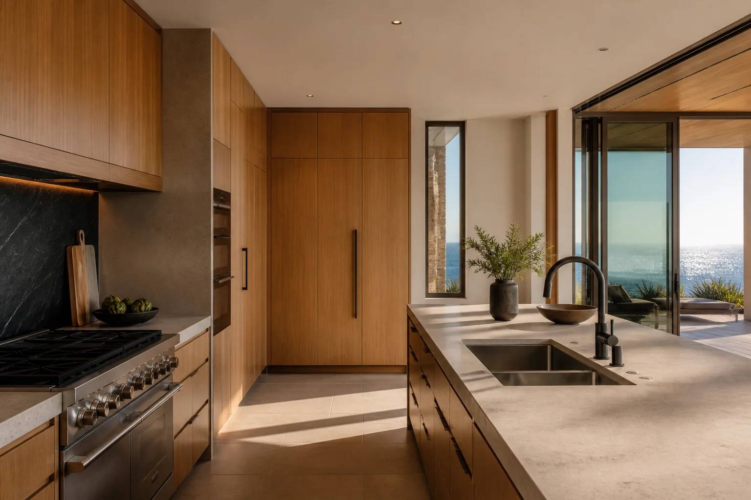 Bright property kitchen